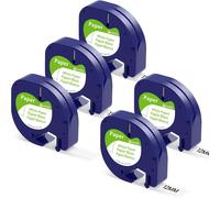 Nastro per Etichette Compatibile in Sostituzione Di DYMO Letratag 12Mm X 4M Car