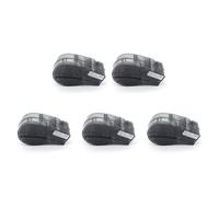 Nastro per etichette in nylon 19,1 mm x 4,9 m nero su bianco per M21-750-499 compatibile con la marcatura generale dei cavi ID e l'etichettatura di laboratorio(M21-750-499-5pcs)