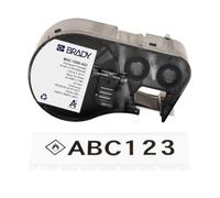Nastro per etichette in poliestere Brady per stampanti di etichette M410 & M510 - Etichette autoadesive - Multiuso - Nero su bianco (25,40 mm x 7,62 m) - M4C-1000-422