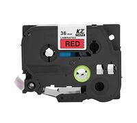 Nastro per etichette laminato da 36 mm Materiale PET di alta qualità per PT9700PC PT9800PCN PT3600 PT9500PC PT9200 PT9600 Stampa più e durevole Testo chiaro di lunga durata (Testo nero da 36 mm su