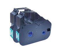 Nastro per etichette LB-200BK compatibile con C-210E C-200E C500T C580T C100T 510T Mark1pro M-1std M-1pro M-1proll M-1prollc MK2600 MK250O MK2100(LB-200BK 2pcs)