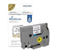 Nastro per etichette per stampante compatibile Brother TZe-221 MediaRange MRBTZ221 nero