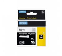 Nastro per etichette permanente in poliestere Dymo Rhino Pro nero altamente test