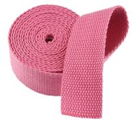 Nastro per fettuccia, Cinghia in fettuccia di Poliestere e Cotone, 5 Iarde, Diverse Misure, Multicolore(Roze,25MM)