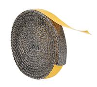 Nastro per guarnizione per stufe a legna, corda per porta del , striscia autoadesiva, sigillante ad alta temperatura, nastro isolante per riparazioni con stufe, camini, stufe a legna