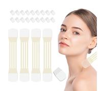 Nastro Per Il Collo Celestica, Nastro Per Il Collo Celestica Instant Lift Invisibile, Nastri Per Il Sollevamento (4 Skin Tone Bands + 20 Re)