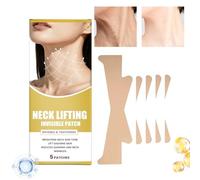 Nastro Per Il Sollevamento Del Collo - Nastro Per Rassodamento Invisibile - Cerotti di Supporto per la Pelle,Per L Uso In Casa Durante Il Sonno Con Trucco Per La Routine Di Bellezza E La Cura Della