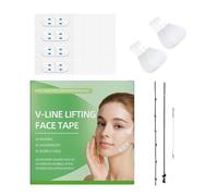 Nastro per il viso - Collo rassodante, design invisibile e traspirante | Nastro lifting per pelle flaccida, strisce discrete per il contorno viso per rassodare istantaneamente e ridurre le rughe