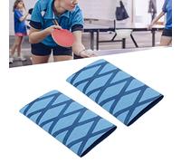 Nastro per Impugnatura per Mazza da Pong, Controllo Completo Aumenta l'attrito Termoretraibile Morbido 2 Pezzi Nastro per Impugnatura per Racchetta da Pong per Lo Sport(Blu)