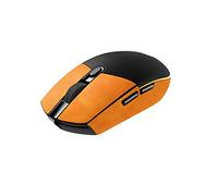 Nastro per impugnatura per mouse ultrasottile compatibile per Logitech G102, nastro per impugnatura per mouse antiscivolo Adesivo laterale per mouse da gioco resistente al sudore (arancione)