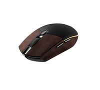 Nastro per impugnatura per mouse ultrasottile compatibile per Logitech G102, nastro per impugnatura per mouse antiscivolo Adesivo laterale per mouse da gioco resistente al sudore (marrone)