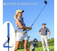 Nastro per Impugnature Mazze Golf,Nastro Avvolgimento Assorbimento Urto | Attrezzatura Sportiva Ergonomica per Golfisti