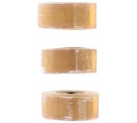 Nastro per Innesto da Giardino, 3 Pezzi in Plastico Giallo senza Nodo | Film Estensibile Multiuso, Alta Trasparenza e Grande Tenacità, per Piante e Alberi da Frutto in Giardino