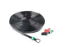 Nastro per irrigazione a goccia in PE, Connettore micro nastro gocciolante a 1 foro da 16 mm, spaziatura 10-40 cm, 20/50/100 m, tubo for immersione in serra(Space 20cm Set,50m)