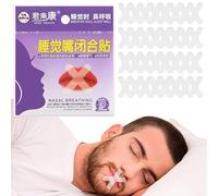 Nastro per la bocca per dormire | Dispositivi anti russamento per la bocca | Respirazione nasale Strisce per dormire delicate ed efficaci per la riduzione del russare Dormire di notte Niente più russa