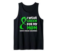 Nastro per la consapevolezza delle malattie renali I Wear Green for My Mom Canotta