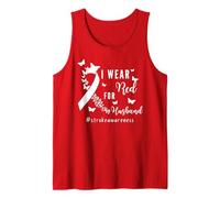 Nastro per la prevenzione dell'ictus I Wear for My Husband, a Forma di Farfalla Canotta