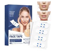 Nastro per lifting facciale, 60 cerotti antirughe, per migliorare la forma del viso, per doppio mento, collo, rilassamento o pelle rugosa