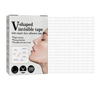 Nastro per lifting facciale invisibile, 100 strisce di nastro facciale lifting, lifting istantaneo, nastri per lifting viso a forma di V, nastro adesivo per sollevamento viso invisibile, adesivo per