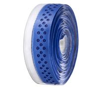 Nastro Per Manubrio Da Corsa Velo In Pelle Sintetica (Pu) Perforato Blu/Bianco