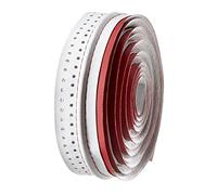 Nastro per Manubrio Di Strada VELO Microfibra Forata Rossa/Bianco per Bici