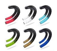 Nastro per manubrio professionale per bici da strada, comodo materiale EVA per prestazioni di ciclismo migliorate (nero verde)