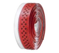 Nastro per Manubrio Strada VELO Cuoio Sintetico (PU) Forata Rossa/Bianco
