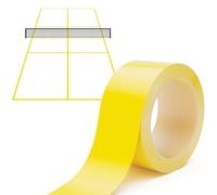 Nastro per marcatura da pickleball, 64,6 m x 5,1 cm, per campi da tennis, badminton, parcheggio, cortile, impermeabile e resistente agli strappi