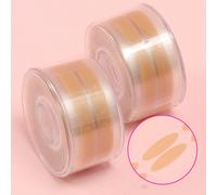 Nastro per palpebre doppio lato color viso, nastro adesivo doppia faccia invisibile Sollevamento palpebre Monociglio irregolare Stick istantaneo Strumento di trucco in fibra per palpebre cascanti. Pol
