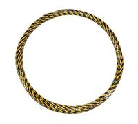 Nastro per pesci da 1,2 m per strumento da pesca con filo con molla guida, estrattore per cavi ad alta visibilità, per filettatura elettrica, in poli a basso attrito (5 m)