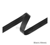 Nastro per rifinitura in PU nero fai-da-te,6 taglie 10mm -30mm,Ecopelle Vegan,UK