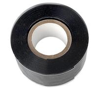 Nastro per riparazioni in silicone, isolante e automiscelante, a tenuta stagna, elastico e resistente ai raggi UV, resistente all'aria e all'acqua, condizioni estreme, autoadesivo, nero, 3 m x 25 mm