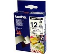 Nastro per stampanti etichette Brother 12mm Blu/Bianco TZ