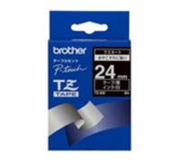 Nastro per Stampanti Etichette Brother Gloss Laminated 24mm White/Black TZ 8m