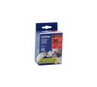 Nastro per stampanti etichette Brother TZ-461 Nero su rosso 3,6 cm