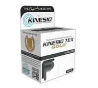Nastro per taping kinesiologico - Kinesio Tape Tex Gold 5cm x 5m - Consigliato dai professionisti (Nero)