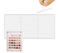 Nastro per Unghie a Pressione | Nastro Adesivo per Unghie Trasparente Rimovibile Doppia Faccia Gel per Montaggio | Adesivo Forte per Design Manicure e Esposizione | Per Ufficio Casa Decorazione Arte