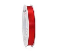 Nastro Presente 15m x 25mm Rotolo Nastro di Raso Rosso Double Face