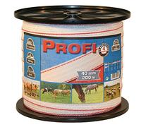 Nastro professionale per recinzione, 40 mm, 11 x 0,30 TriC, 200 m, w/r