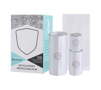 Nastro protettivo per bici, Scudo in PVC trasparente per deflessione degli impatti, Materiale antigraffio in PVC trasparente con funzione di rimozione senza residui, Avvolgimento bici pe