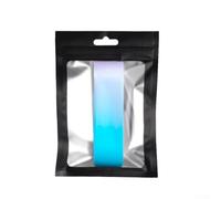 Nastro protettivo per bordi della racchetta da pickleball, 16 mm, protezione antigraffio e imbottita, striscia di bordo 75 cm (blu rosa)