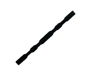 Nastro protettivo per la testa della racchetta, con materiale per tennis, spiaggia e racchette da pickleball, per assorbire il terreno e ridurre l'usura (poliuretano nero asciutto)