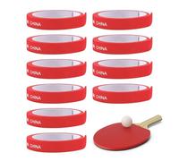 Nastro protettivo per racchette da pong, 10 neri da 9 mm con materiale resistente agli urti, protezione per bordi della racchetta, per bordi con design durevole, per competizioni