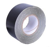 Nastro protettivo per racchette da tennis e pickleball, 4,9 m, in poliestere morbido ed elastico, riduce al minimo l'usura del bordo della pagaia (nero)