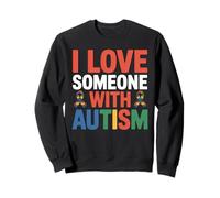 Nastro Puzzle I Love Someone with Autism Awareness Felpa