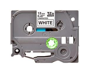 Nastro q-connect tze-231 bianco-nero 12 mm lunghezza 8 m