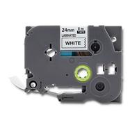 Nastro Qoltec per BROTHER TZ2-251 | 24 mm x 8 m | Stampa bianco/nero