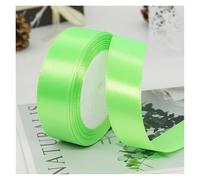 Nastro Raso 25 yards/rotolo Nastro decorativo for decorazioni artigianali, nastri for confezioni fai da te, nastri in raso for torte, tessuto da 6 mm a 50 mm(Frugit green,50mm)