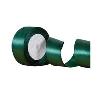 Nastro Raso Nastro di raso di seta da 22 metri for feste, casa, matrimoni, decorazioni, confezioni natalizie, fai da te, materiale da 6 mm, 10 mm, 15 mm, 20 mm, 25 mm, 40 mm, 50 mm(Dark green,10mm)