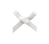 Nastro Raso Nastro di raso, fiocco annodato a mano, oro e argento, 20 mm, 18 mm, decorazione fai da te for matrimonio, 200 pezzi/borsa(Satin 029)